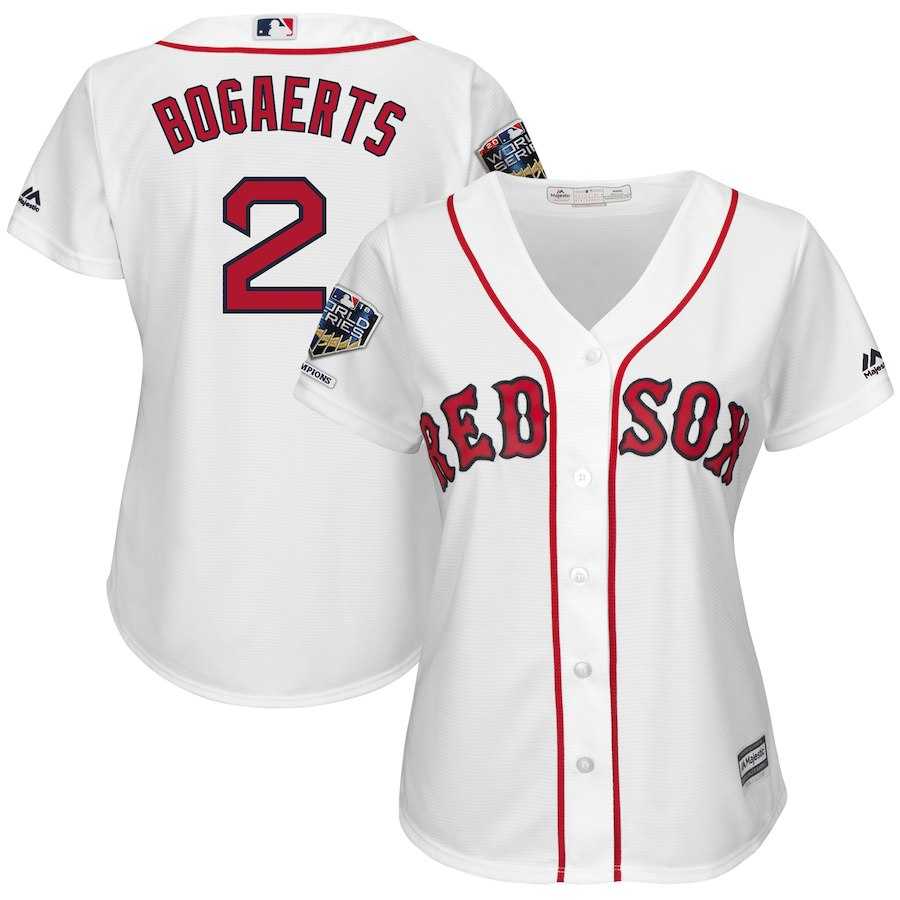 Women Red Sox 2 Xander Bogaerts White 2018 World Series Champions Home Cool Base Player Jersey Dzhi,We sell and wholesale Women Red Sox 2 Xander Bogaerts White 2018 World Series Champions Home Cool Base Player Jersey Dzhi on line form chian!